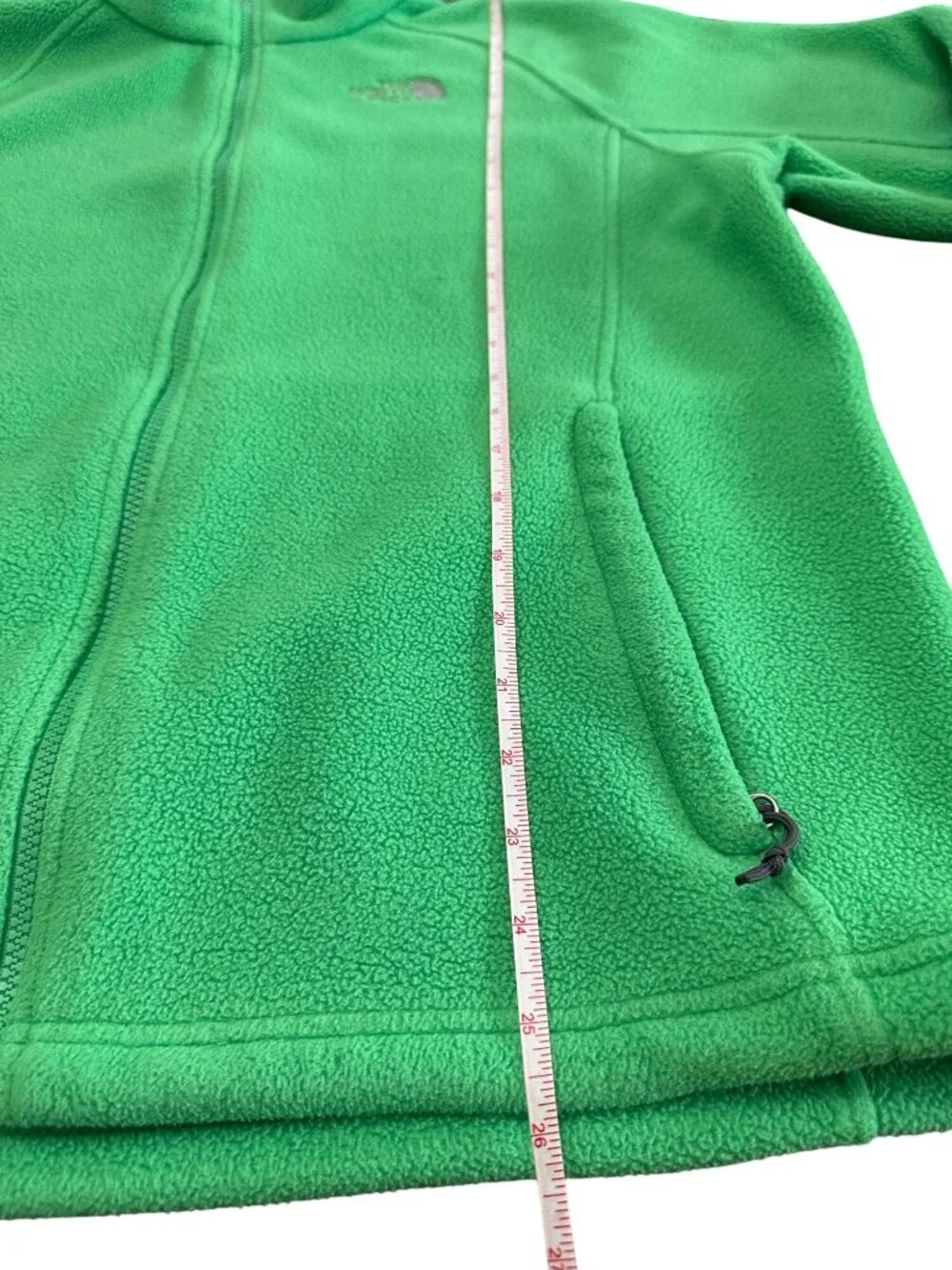 The North Face Jacket Women XL Green Fleece Full Zip Coat - Picture 7 of 14
